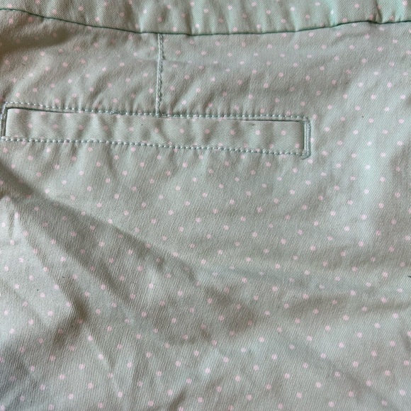 Women’s America Eagle size 10 Green polka dot green shorts - Picture 5 of 5